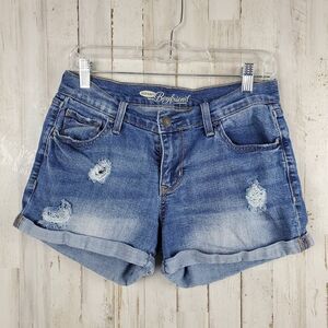 Old Navy Boyfriend Distressed Jeans Shorts Size 4